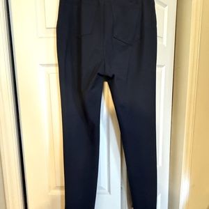 Soft Surroundings Perfect Ponte Navy straight leg pants Medium 10/12.